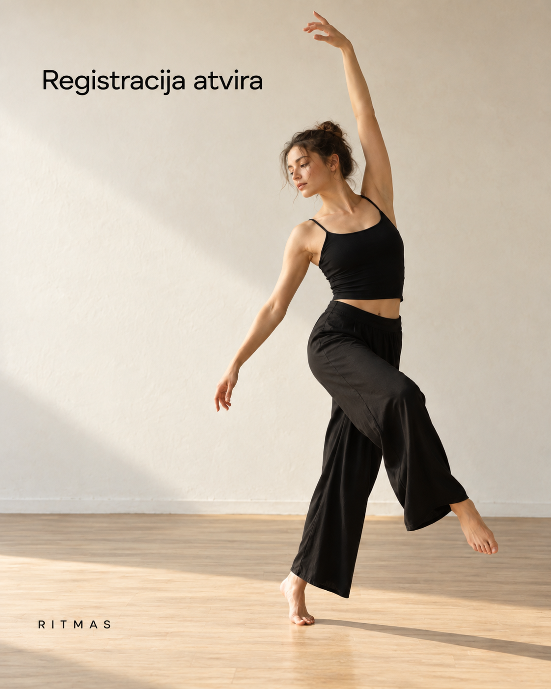 Studijos Ritmas reklama: Registracija atvira